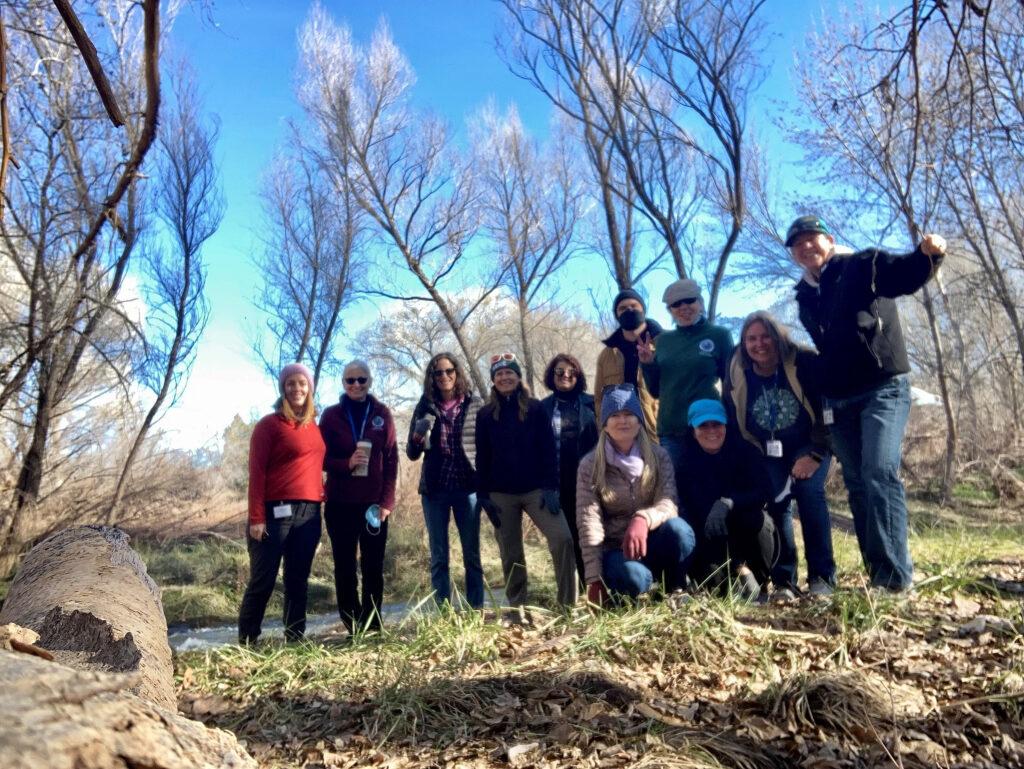 Healthy Yavapai Team Photo in woods