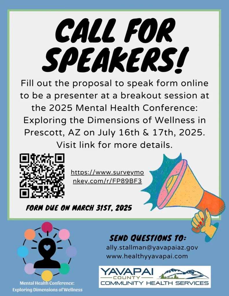 Call for speakers for the Mental Health Conference July 16 & 17