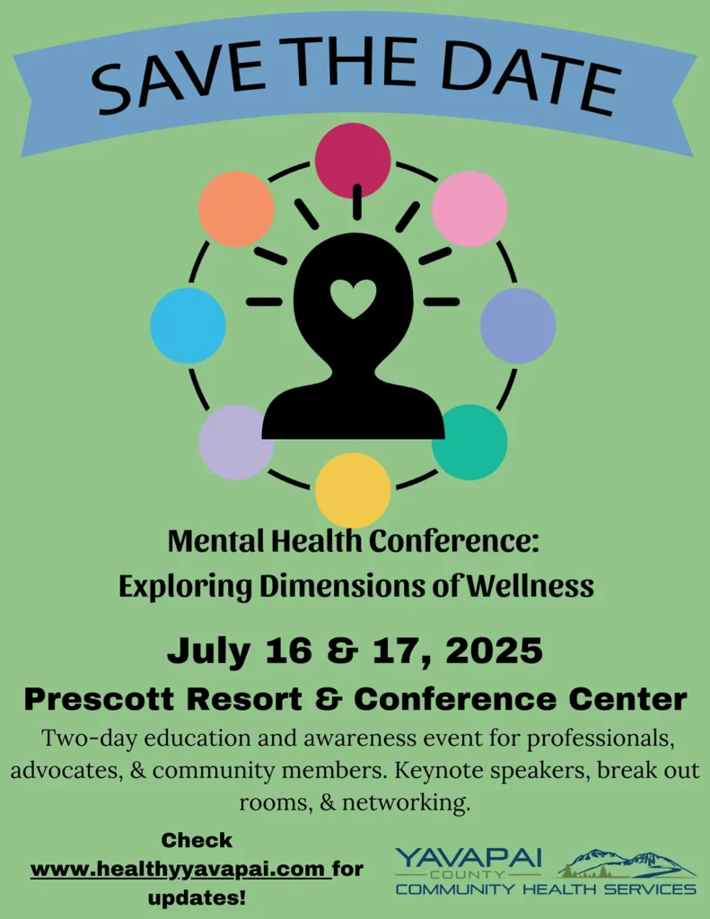 Save the date Mental Health Conference July 16 & 17